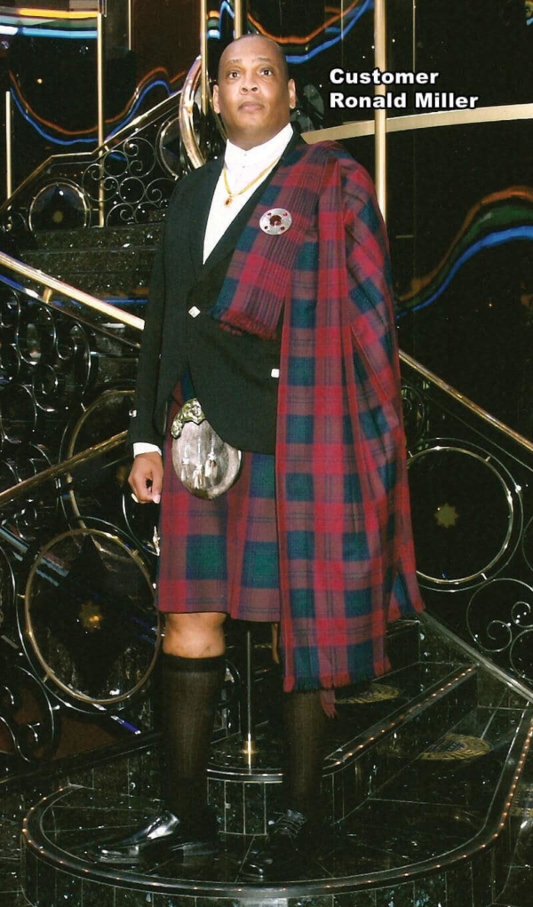 Light Weight Premium Wool Pipers Plaid
