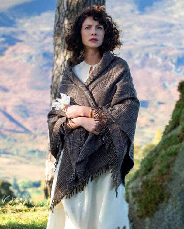 A Wrap inspired by Claire Fraser from the STARZ series Outlander