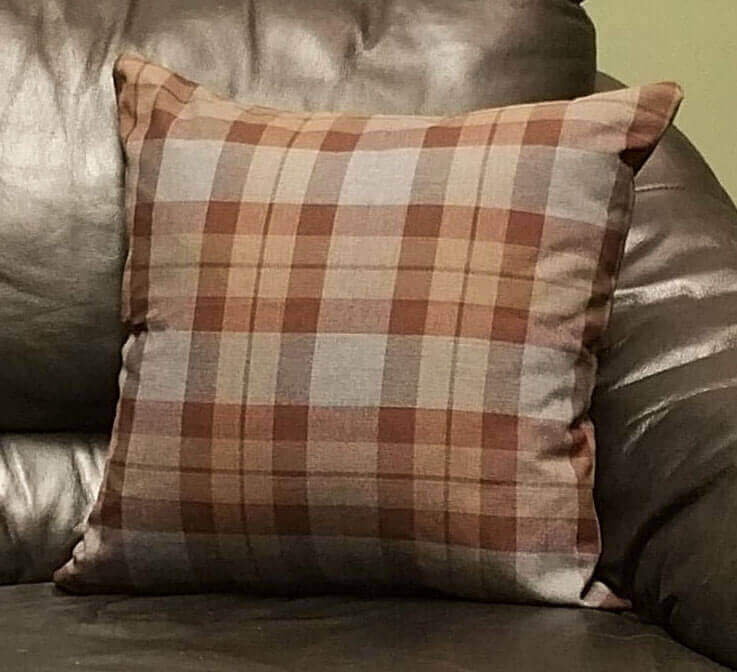 OUTLANDER Throw Pillow Cover Authentic Premium Wool Tartan
