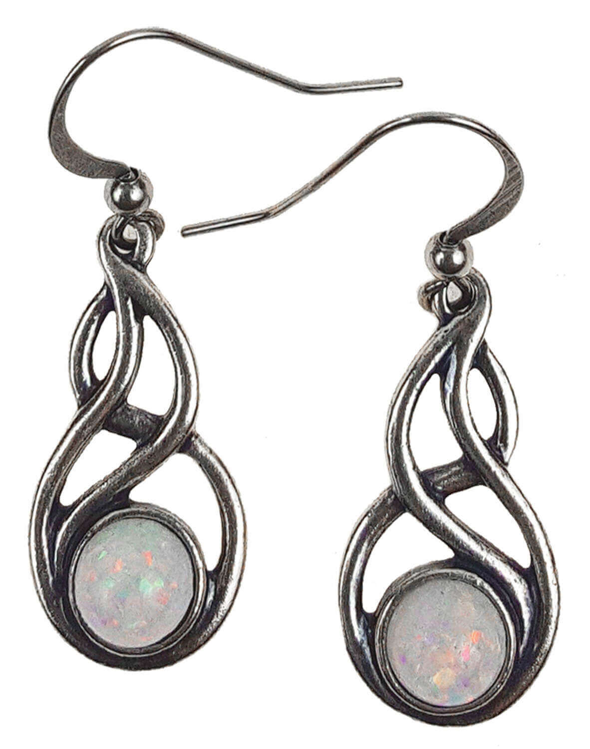 Celtic Knot Opal Earrings