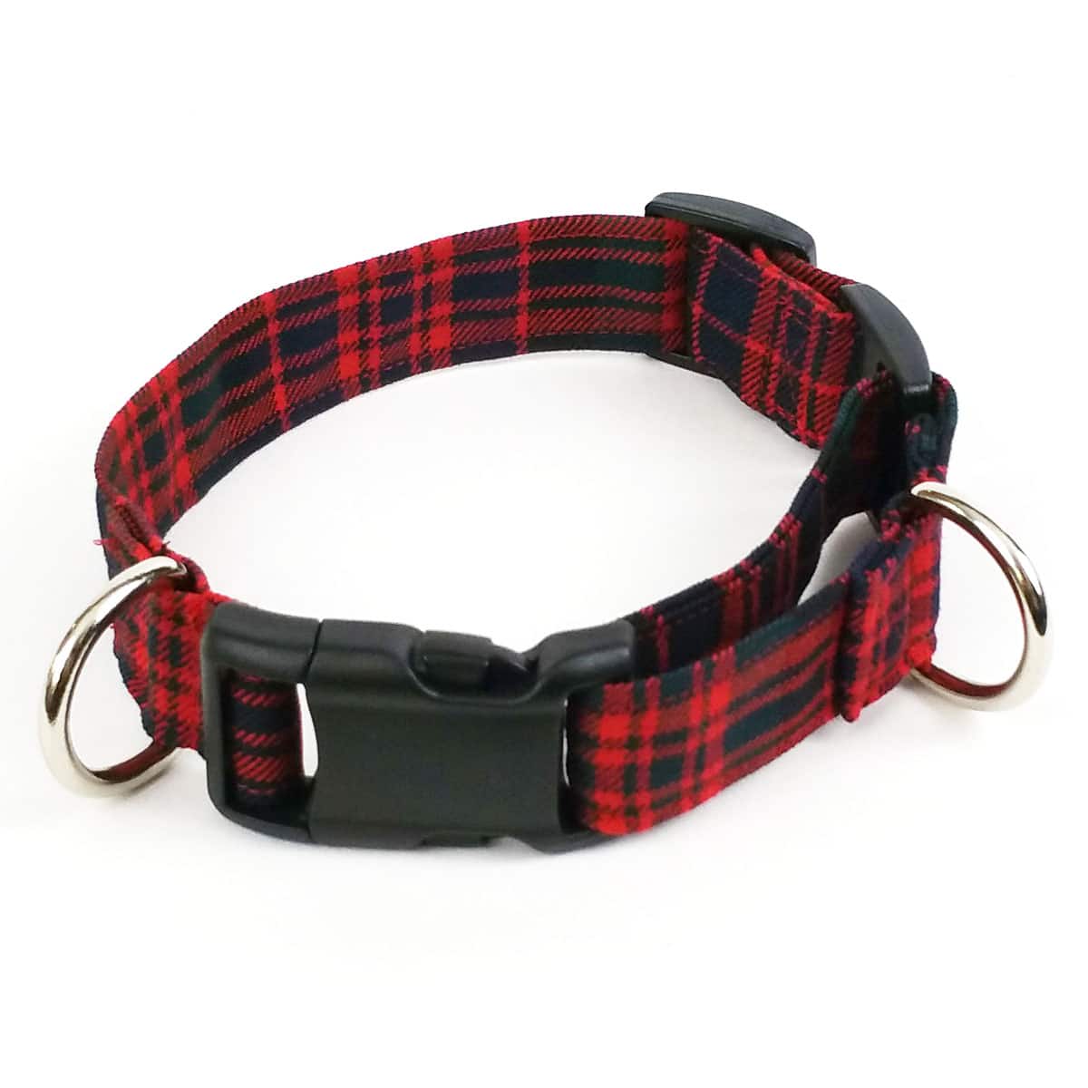 Rantow 0.79 inch Width Adjustable Nylon Pet Dog Collar, S, Neck 12.2- 16.1, Classic Scottish Beige Plaid Pattern Designed