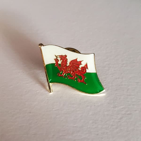 Welsh Flag Lapel Pin
