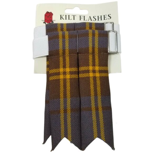 An Irish County Medium Weight Premium Wool Tartan Kilt flashes.