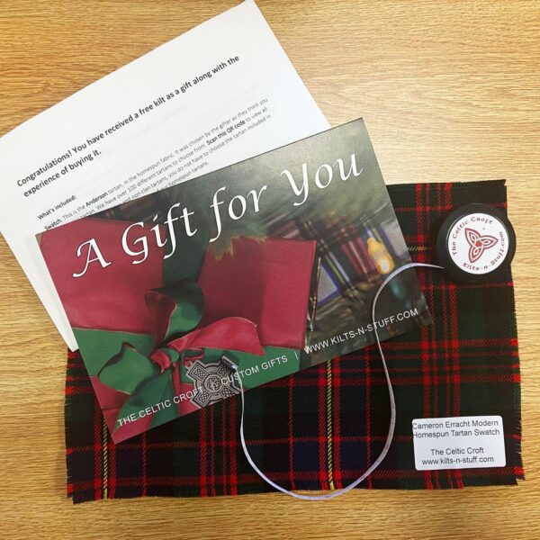 Kilt Gift Box - A Kilt Buying Experience - A gift for you and an exceptional Kilt Buying Experience.