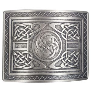Quality Leather Celtic Embossed Kilt Belt Made in Scotland
