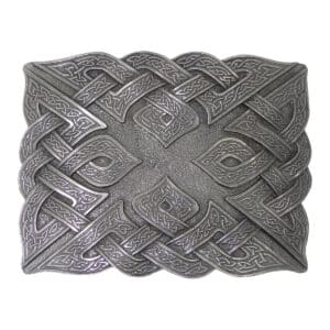 Celtic Knot St. Andrew’s Cross Belt Buckle Made by Don McKee