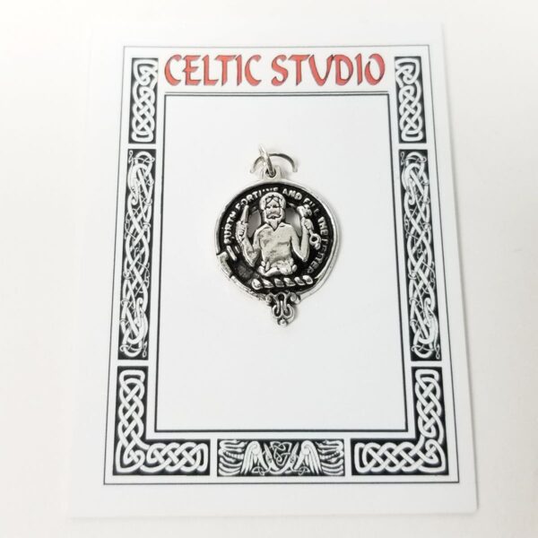 Murray Clan Crest Pewter Necklace Celtic studio.