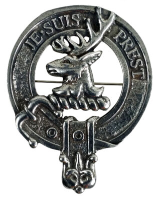 Use the Clan Crest Plaid Brooch to Fasten any Sash or Plaid