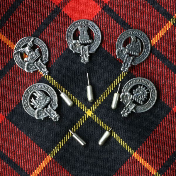 Clan Crest Lapel Pins