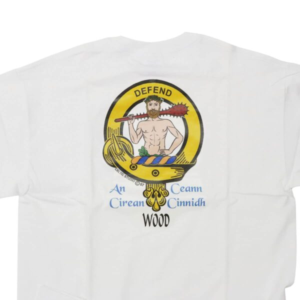 A Wood Clan Crest T-shirt - Size Medium-gone 7/23 shirt.