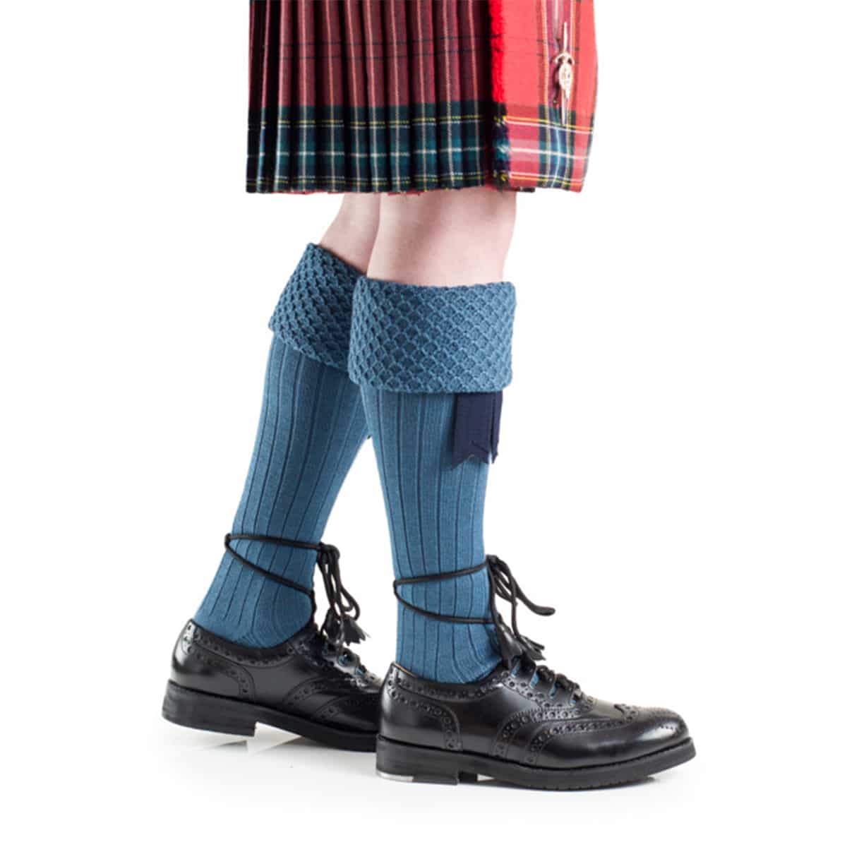 A Piper Kilt Hose wearing Piper Kilt Hose (Special Order).