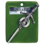 Art Pewter Scottish Piper Kilt Pin