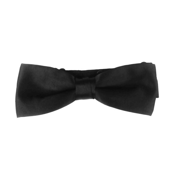 A Solid Color Wool Bow Tie on a white background.