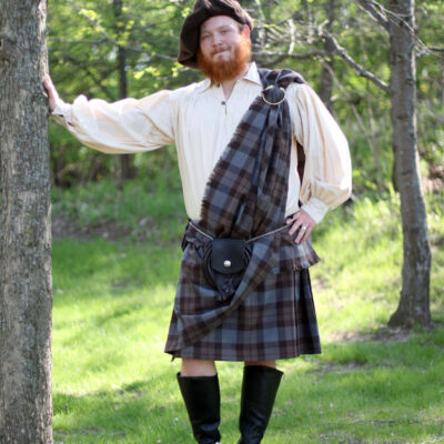 Traditional, Customizable, Lightweight Homespun Ancient Kilt