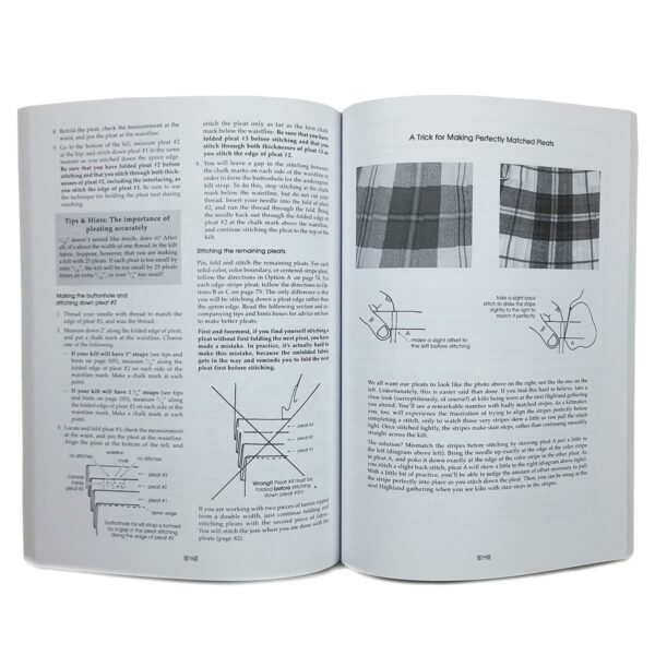 The Art of Kiltmaking" is a book that provides detailed instructions on how to make The Art of Kiltmaking, allowing readers to master the art of creating this traditional Scottish garment.