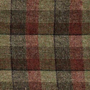 A close up image of a plaid fabric.