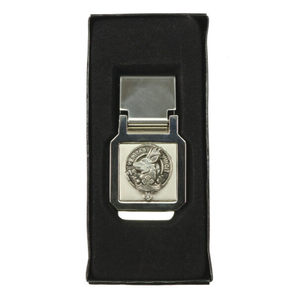 A Keith Clan Crest Money Clip becomes a Keith Clan Crest Money Clip.