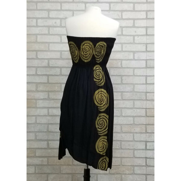 Celtic Knot Strapless Scalloped Sun Dress/Skirt