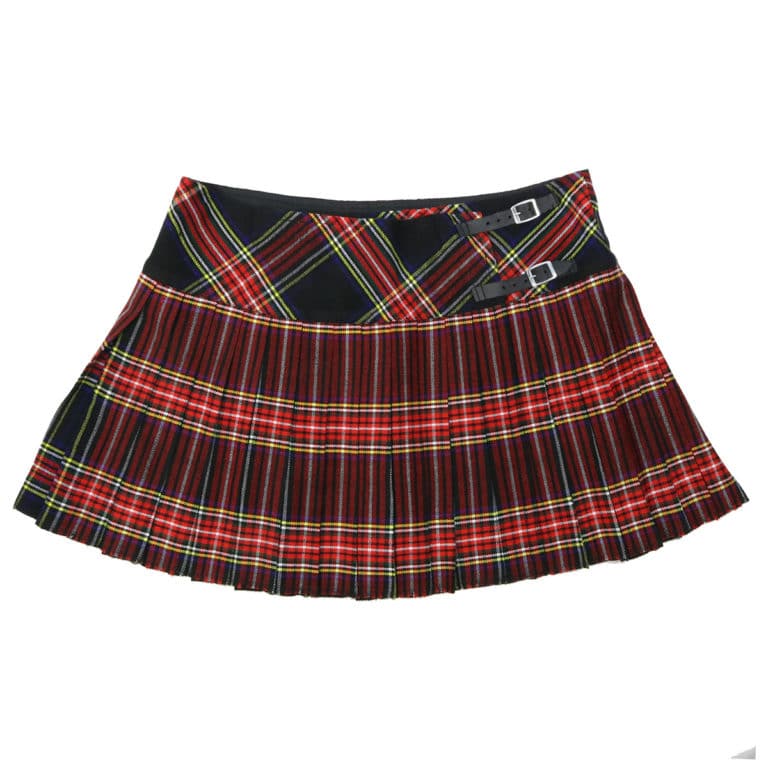 Authentic Homespun Tartan Mini Skirt With 100 Tartan Options