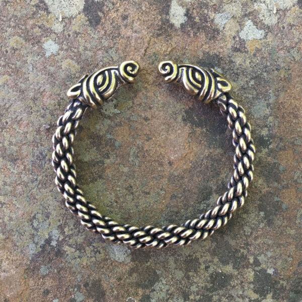 Celtic Horse Torc Bracelet.