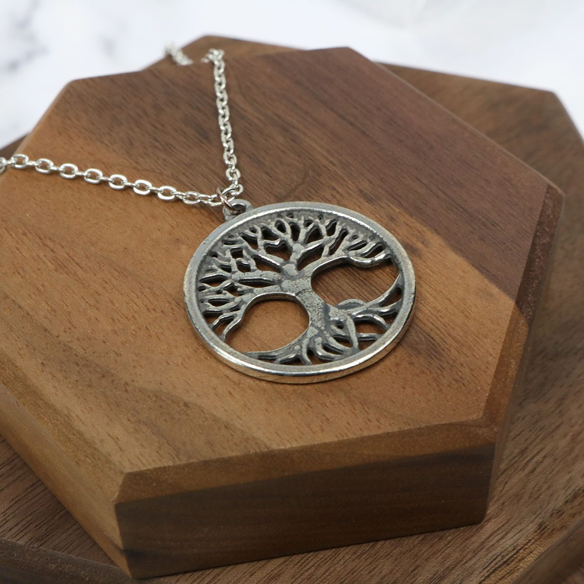 pewter tree of life pendant