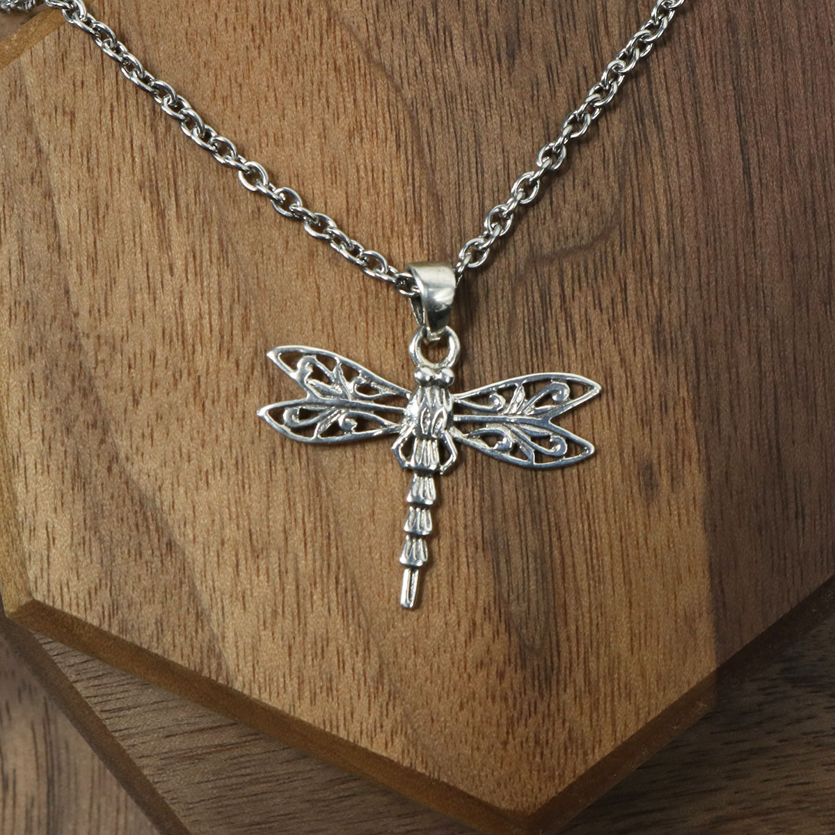 Sterling Silver Dragonfly Necklace | Kilts-n-Stuff.com