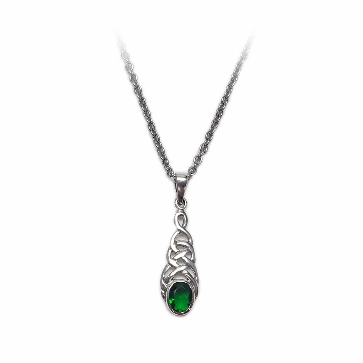 Celtic Embrace Heart Necklace – Celtic Crystal Design Jewelry