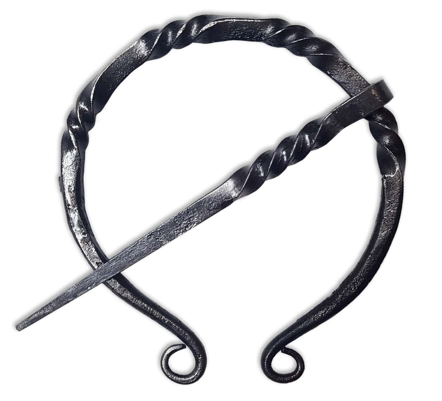 Classic Wrought Iron Penannular Brooch