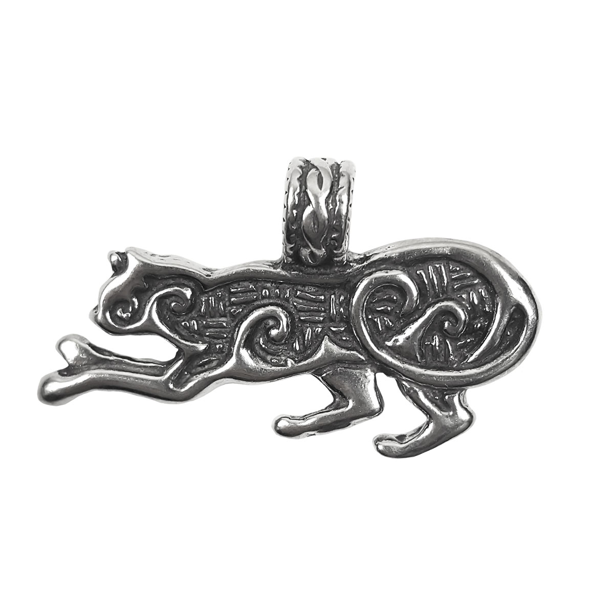 Cat Charm - Choose Your Sterling Silver Cat Charm to Add to Bracelet Flying Cat