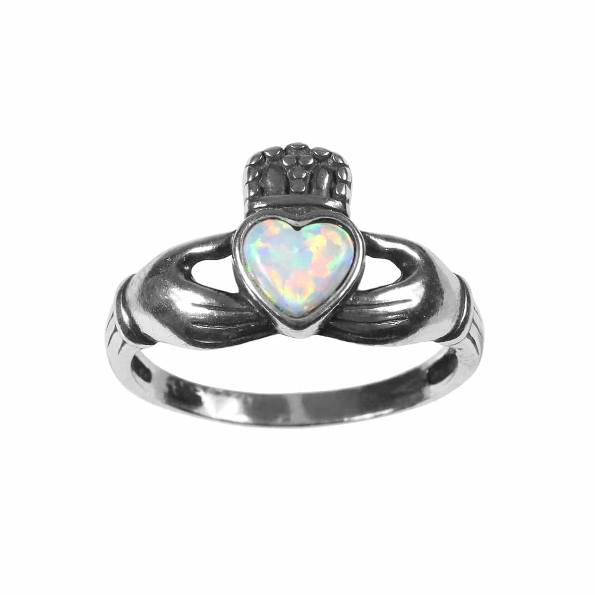 Claddagh Princess Ring – Celtic Crystal Design Jewelry