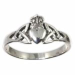 Triskle Claddagh Ring