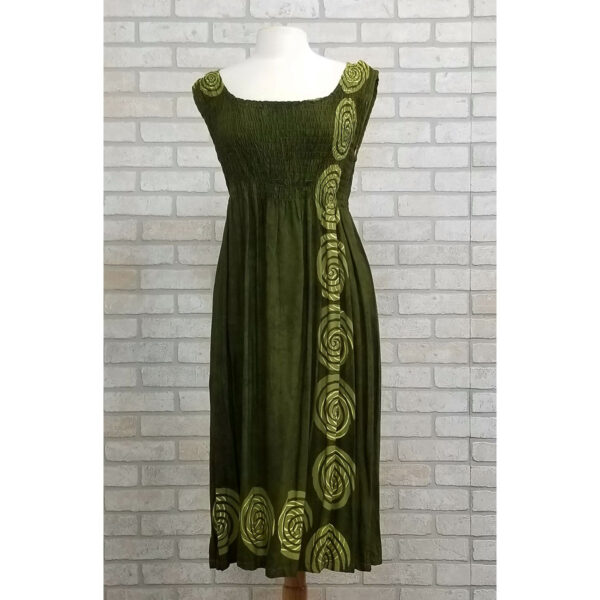 Green Celtic Knot Summer Dress