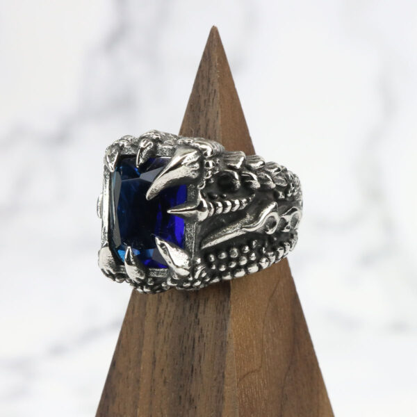 Buy Dragon Claws Ring, Stainless Steel Mens Gothic Ring Adjustable Open  Punk Ring Silver Cool Dragon Ring Vintage dragon Jewelry Ring for Men (A)  Online at desertcartINDIA