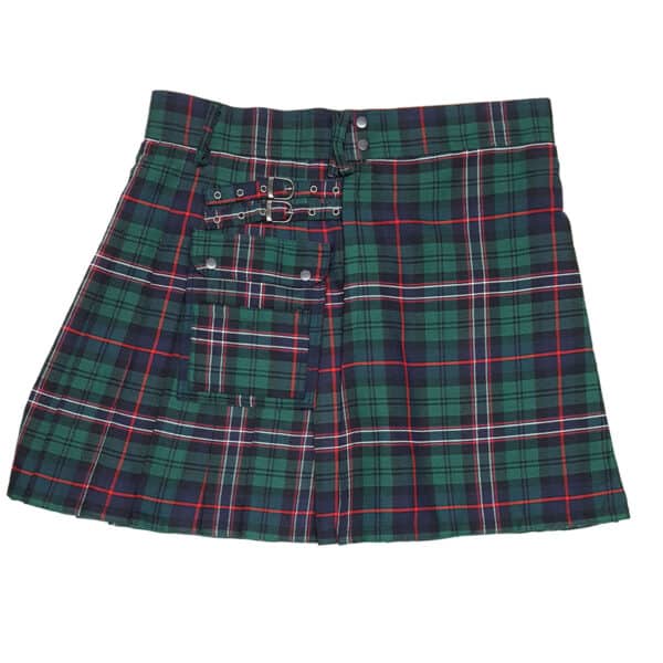 An Scottish National Tartan Utility Kilt with pockets.