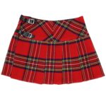 LKMHS Homespun Mini Skirt Stewart Royal Tartan