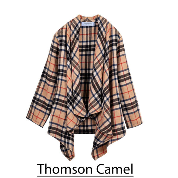 The thomson camel cardigan.
