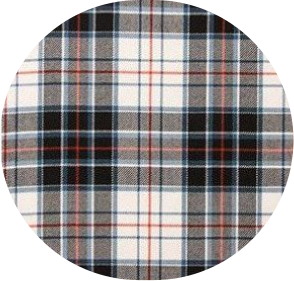 A plaid fabric with black, blue, and red stripes.

Kilt buyer guide