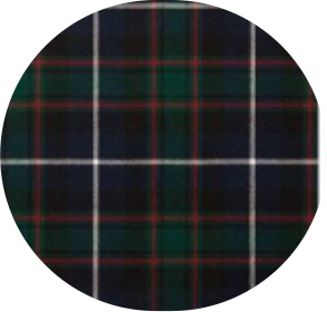 A plaid tartan on a white background, perfect for kilt buyers.