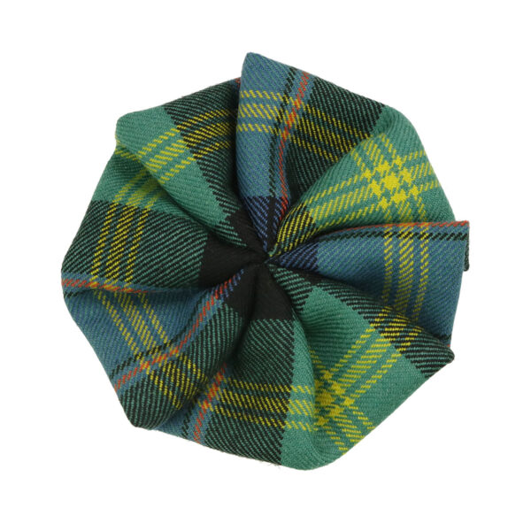 A Watson Ancient Medium Weight Premium Wool Tartan Rosettes - 5 in bowtie featuring rosettes on a white background.