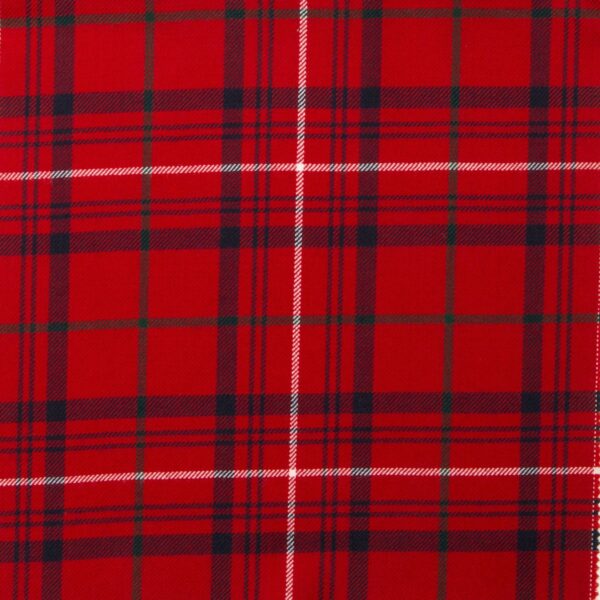 A red and black plaid fabric.