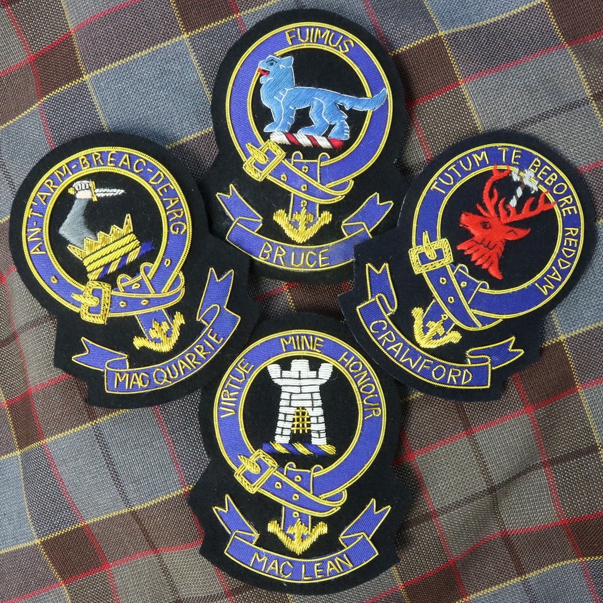 Embroidered Clan Crest Badge