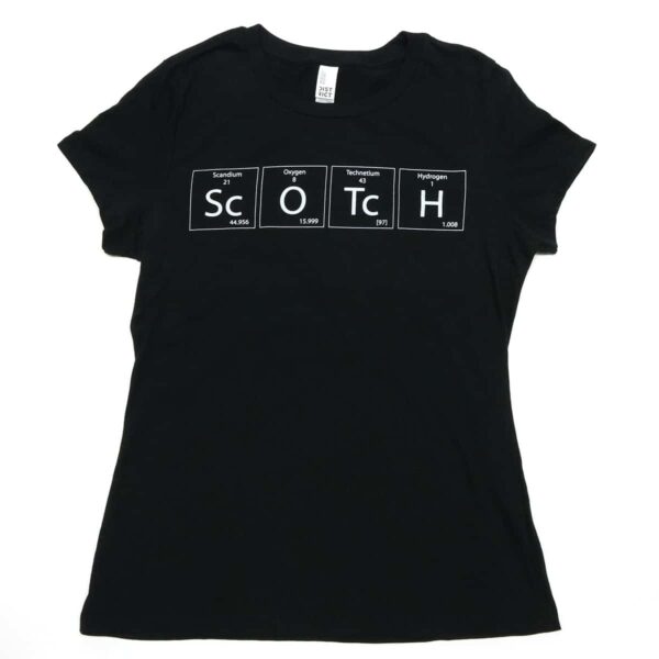 TSSCW Scotch Periodic Table Shirt - Womens Cut