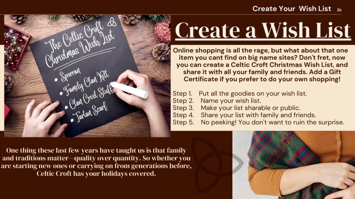 The Celtic Croft 2022 Holiday Gift Guide PAGE 16